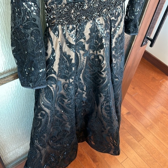 Mac Duggal SEQUIN EMBELLISHED A-LINE COCKTAIL DRESS size 4 New $598 sold out - Picture 10 of 14